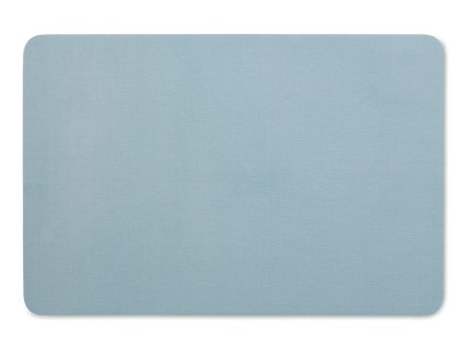 KELA Prostírání plastové Kimara PU 45x30 cm imitace kůže světle modrá KL-12311