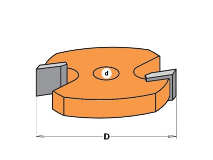 CMT C822 Talířová fréza - 5,5mm pro C90060611