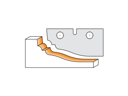 CMT Nůž pro C694012 - pár žiletek C 50x25x2mm