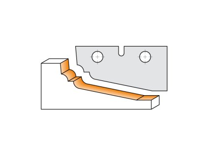 CMT Nůž pro C694012 - pár žiletek D 50x25x2mm