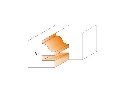 CMT Nůž pro C694014 - pár žiletek profil A 40x24,5x2mm