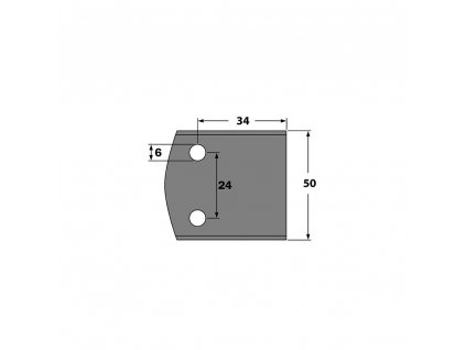 IGM Blanket omezovačů - LB34-50x18x4mm SP 2ks