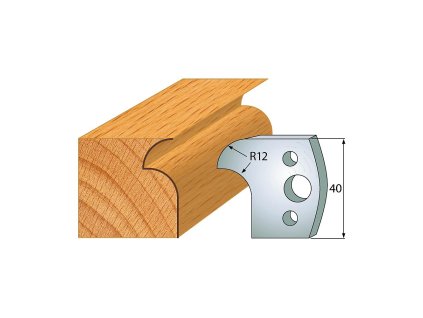 IGM profil 005 - pár nožů 40x4mm SP