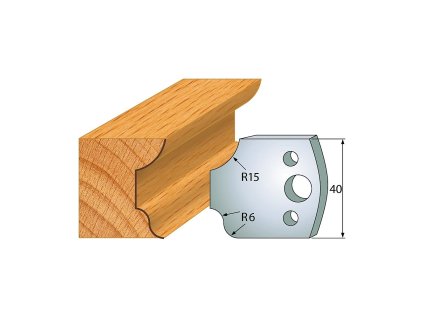 IGM profil 044 - pár nožů 40x4mm SP