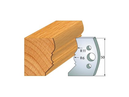 IGM profil 503 - pár nožů 50x4mm SP