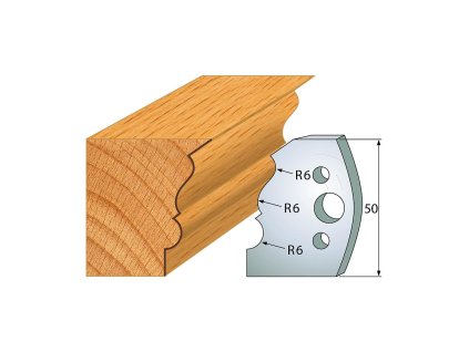 IGM profil 509 - pár nožů 50x4mm SP