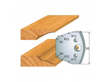 IGM profil 568 - pár nožů 50x4mm SP