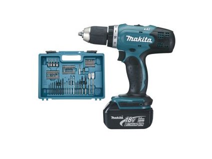 Aku vrtací šroubovák s příslušenstvím Li-ion LXT 18V/3,0Ah