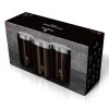 BERLINGERHAUS Dóza na potraviny sada 3 ks Shiny Black Collection BH-6828