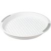 Servírovací tác kulatý 40 x 4 cm bílá