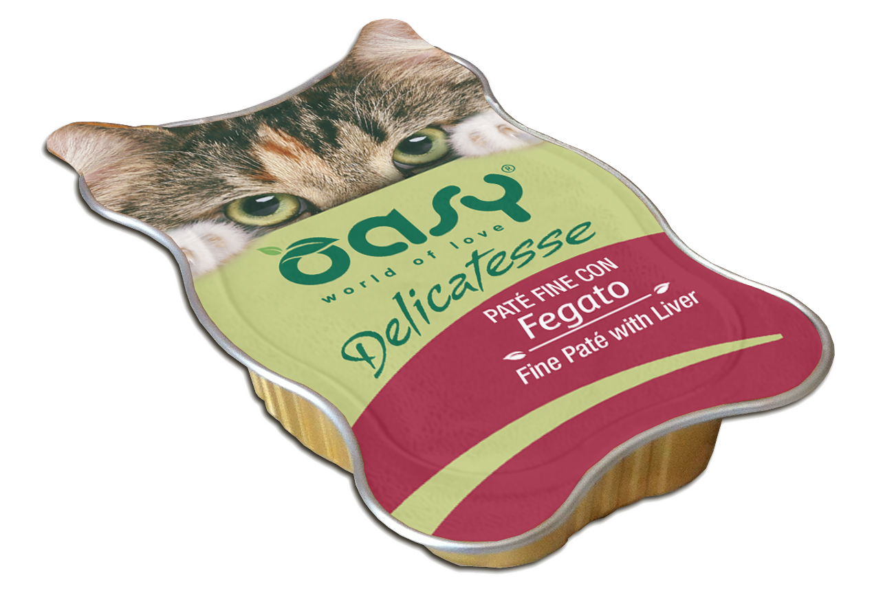 Oasy Delicatesse Fine Paté with Liver – vanička pre psy 85 g – transparentné oficiálne balenie