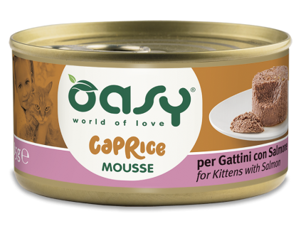 Oasy Caprice MOUSSE for Kittens with Salmon