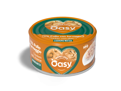 Oasy More Love Chicken with Cheese Tin