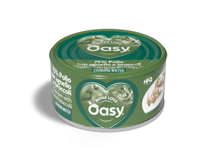 Oasy More Love Chicken with Lamb Broccoli Tin