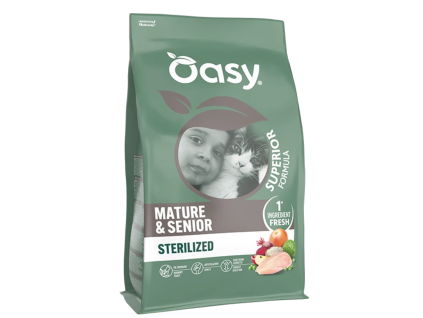 Oasy Superior formula Mature & Senior Sterilized Chicken Petrium