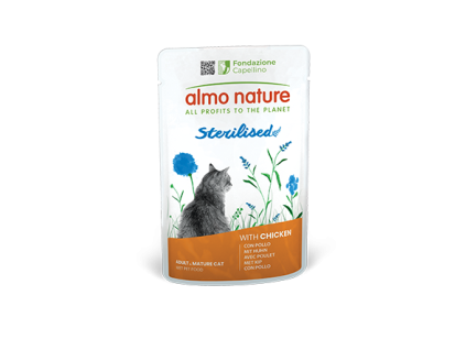Almo Nature Sterilised with Chicken 70g Petrium