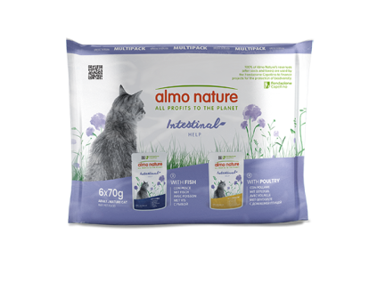 Almo Nature Intestinal help Multipack 6x70g Petrium