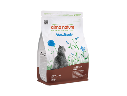 Almo Nature Sterilised with Fresh Beef Petrium