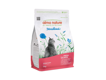 Almo Nature Sterilised with fresh salmon Petrium