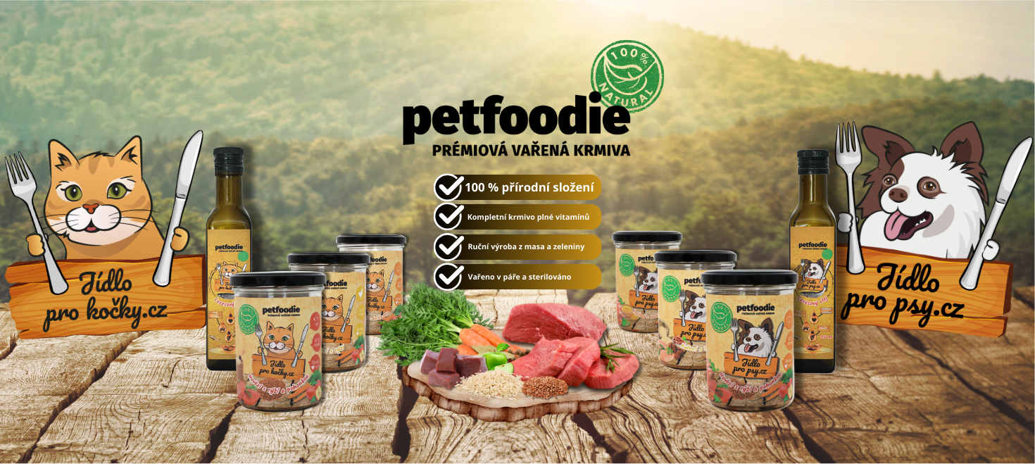 Titulní strana PETFOODIE