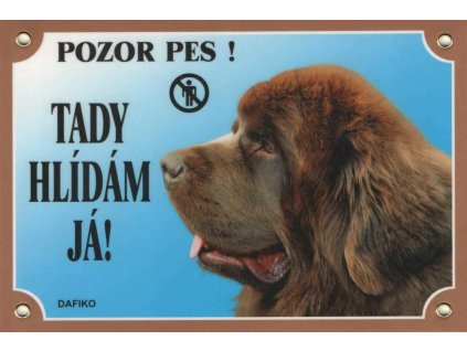 vystrazna tabulka novofulandsky pes