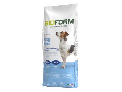 Bio Form dog adult Mini 1-11kg s modrými rybami a zemiakmi