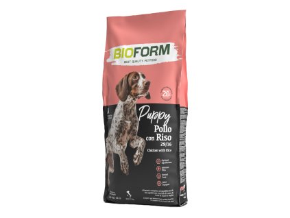 Bio Form puppy Chicken & Rice 12 mesiacov s kuracím mäsom a ryžou