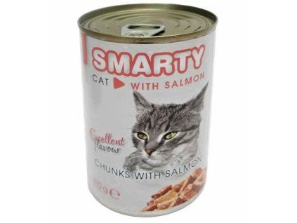 SMARTY Cat Losos chunks, konzerva 410 g