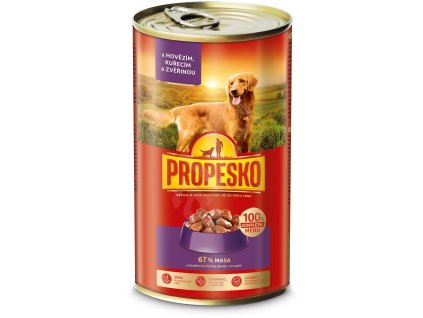 Propesko 1240g s hovädzím, kuracím a zverinou