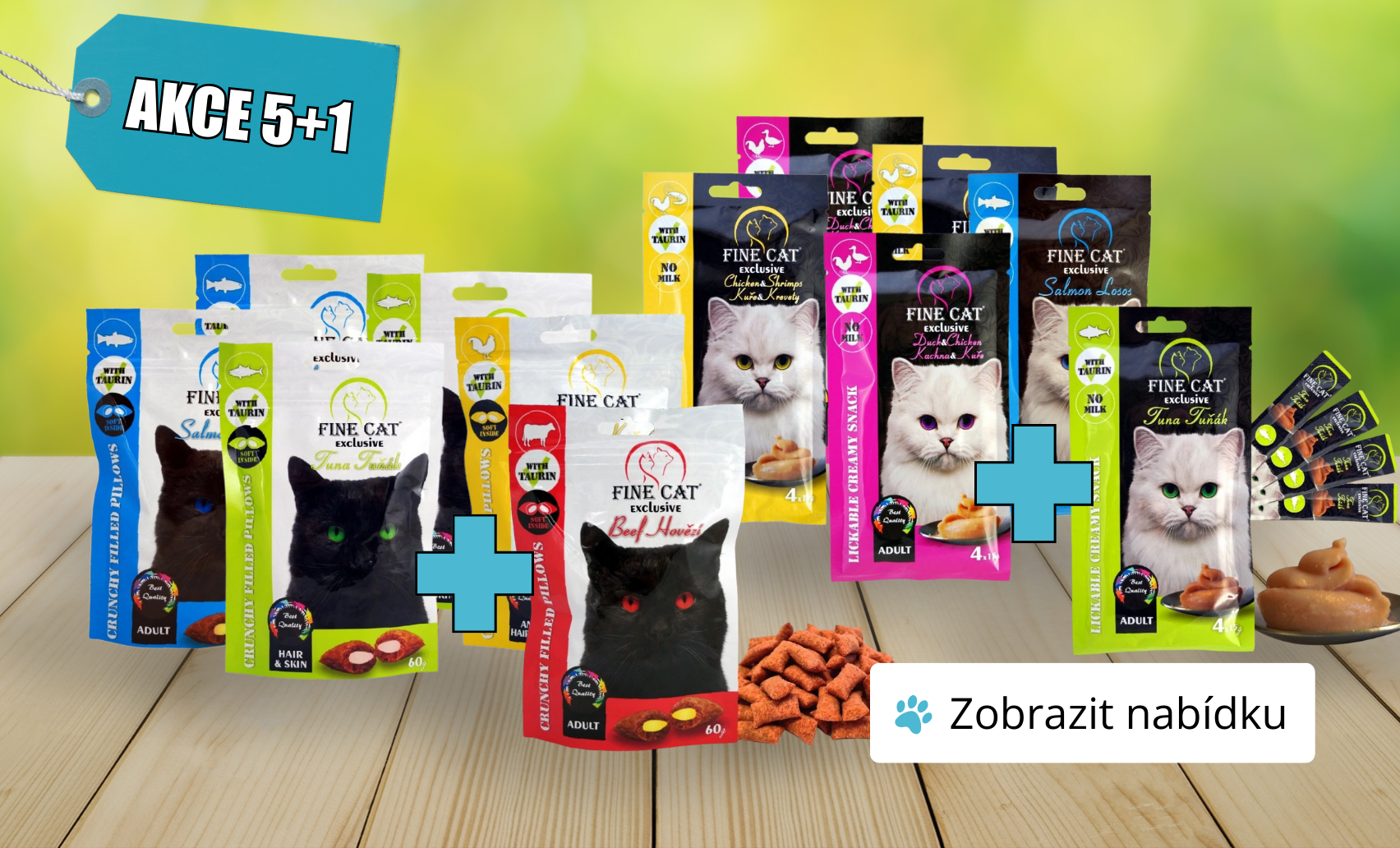 Fine Cat 5+1 zdarma