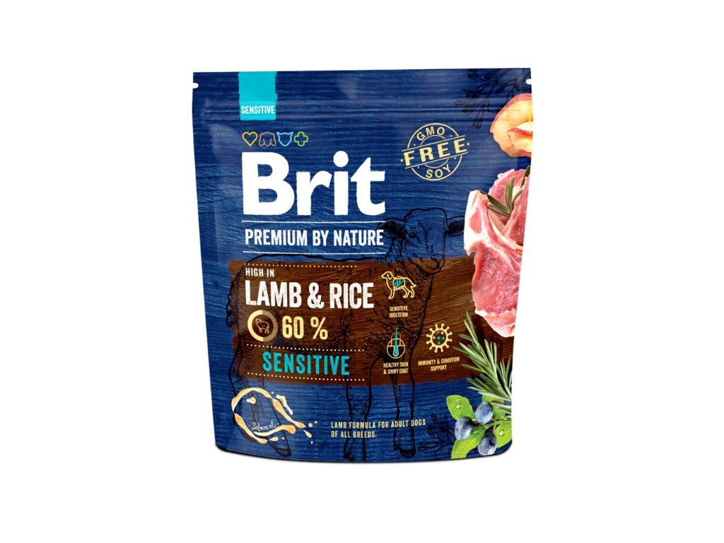 5319 brit premium by nature sensitive lamb 1kg