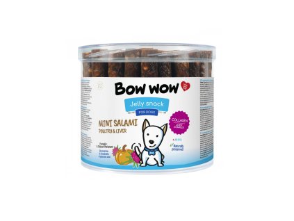 Bow Wow MINI uherské salámky játrové 1400 g 60 ks