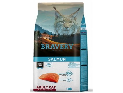 Bravery Cat Sterilized Grain Free Salmon 7 kg