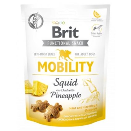 7596 brit care dog functional snack mobility squid 150g