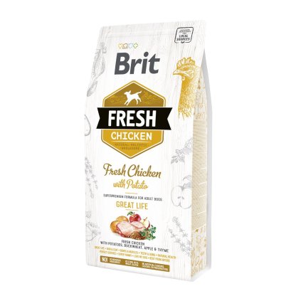 Brit Fresh Chicken & Potato Adult Great Life 2,5 kg