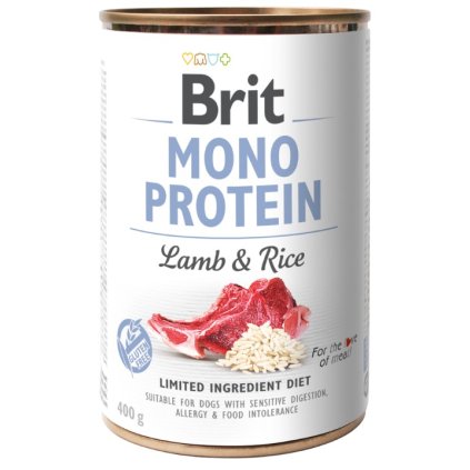 8079 brit mono protein lamb brown rice 400g 3 1 zdarma
