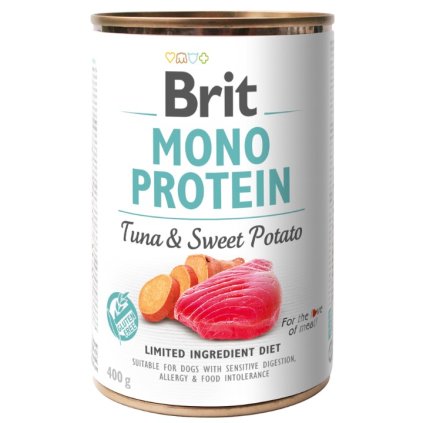 8088 brit mono protein tuna sweet potato 400g 3 1 zdarma
