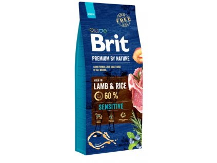 5388 brit premium by nature sensitive lamb 15kg