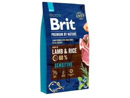 5385 brit premium by nature sensitive lamb 8kg