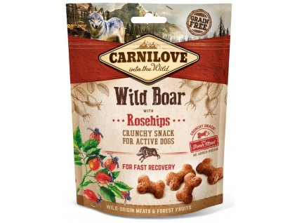 Carnilove Dog Crunchy Snack Wild Boar & Rosehips 200 g