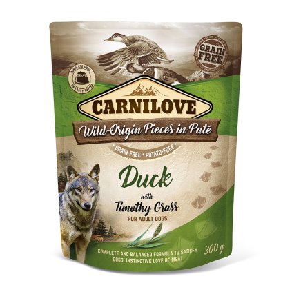 carnilove duck timothy grass
