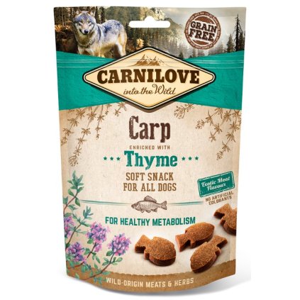 Carnilove Dog Semi Moist Snack Carp & Thyme 200 g