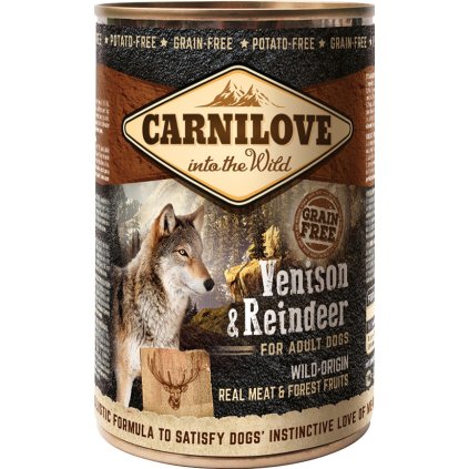 Carnilove Wild Meat Venison & Reindeer 400 g