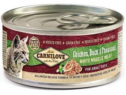 Carnilove WMM Chicken, Duck & Pheasant for Adult Cats 100 g