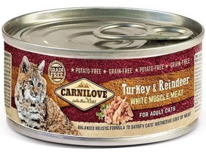 Carnilove WMM Turkey & Reindeer for Adult Cats 100 g