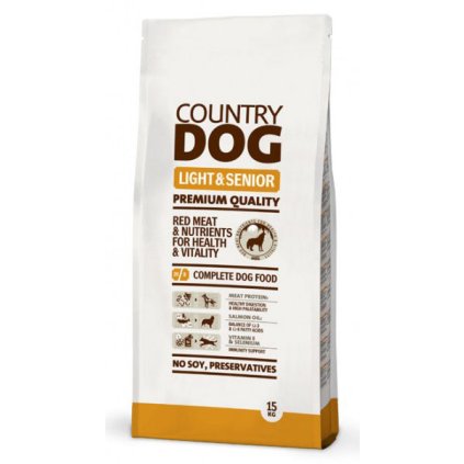 Country Dog Light & Senior 15 kg