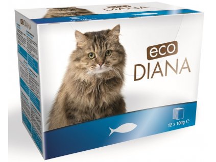 Diana eco kapsičky rybí kousky v omáčce 12x100 g