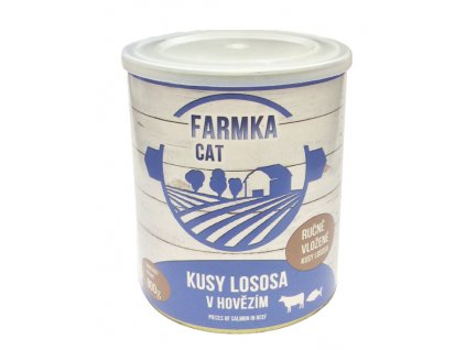 FARMKA CAT s lososem 800 g