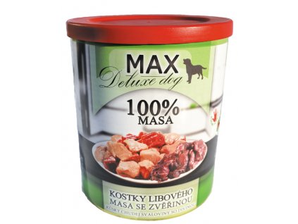 MAX deluxe kostky libové svaloviny se zvěřinou 800 g