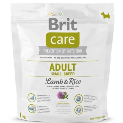 Brit Care Adult Small Breed Lamb & Rice 1 kg